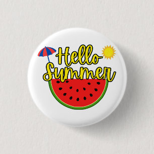 Hallo Sommer Button
