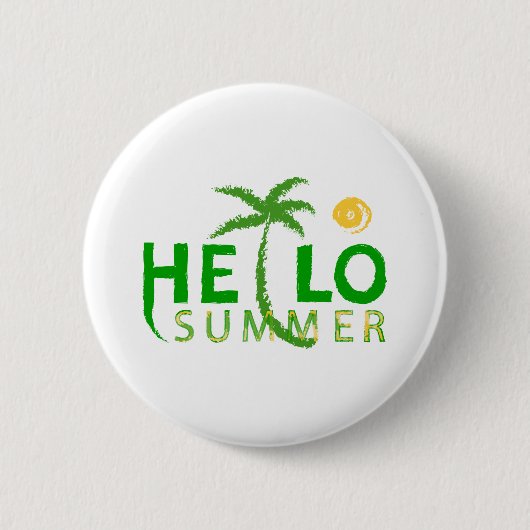 Hallo Sommer Button (Vorderseite)