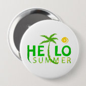 Hallo Sommer Button (Vorne & Hinten)