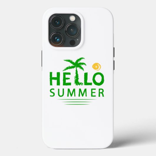 Hallo Sommer Case-Mate iPhone Hülle (Rückseite)