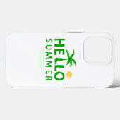 Hallo Sommer Case-Mate iPhone Hülle (Rückseite (Horizontal))