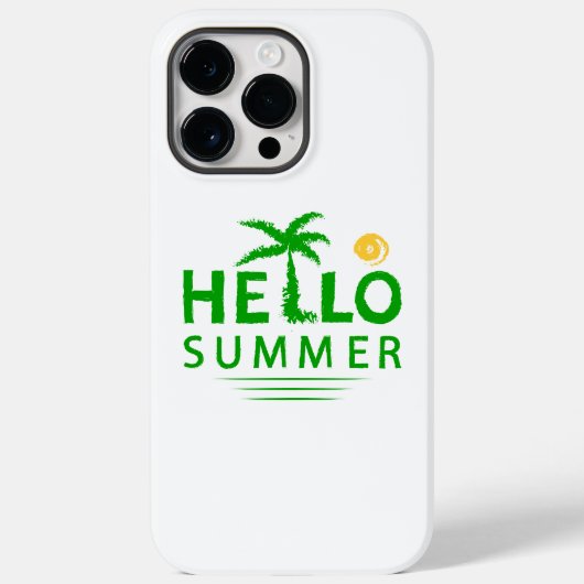 Hallo Sommer Case-Mate iPhone Hülle (Rückseite)