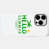 Hallo Sommer Case-Mate iPhone Hülle (Rückseite (Horizontal))