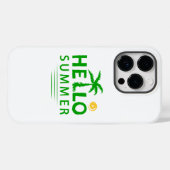Hallo Sommer Case-Mate iPhone Hülle (Rückseite (Horizontal))