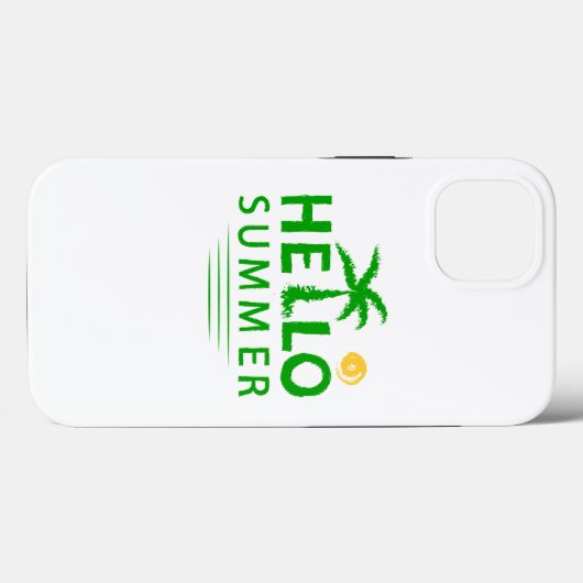 Hallo Sommer Case-Mate iPhone Hülle (Rückseite (Horizontal))