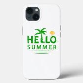 Hallo Sommer Case-Mate iPhone Hülle (Rückseite)