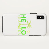 Hallo Sommer Case-Mate iPhone Hülle (Rückseite (Horizontal))