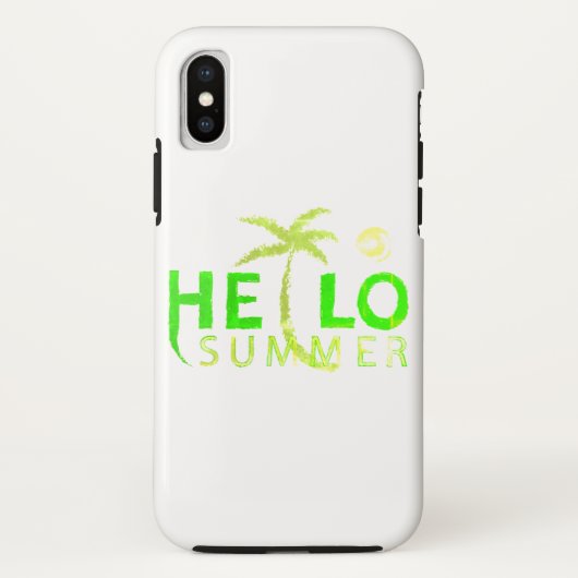 Hallo Sommer Case-Mate iPhone Hülle (Rückseite)
