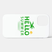 Hallo Sommer Case-Mate iPhone Hülle (Rückseite (Horizontal))