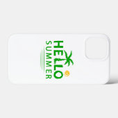Hallo Sommer Case-Mate iPhone Hülle (Rückseite (Horizontal))