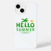 Hallo Sommer Case-Mate iPhone Hülle (Rückseite)