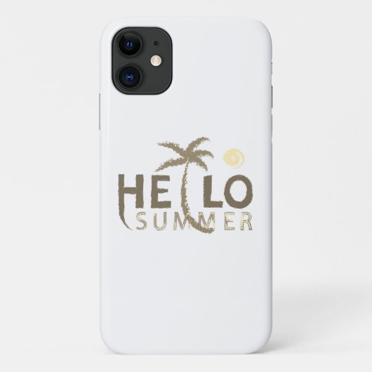 Hallo Sommer Case-Mate iPhone Hülle (Rückseite)