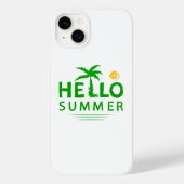 Hallo Sommer Case-Mate iPhone Hülle (Rückseite)