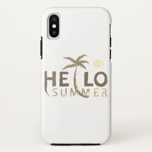Hallo Sommer Case-Mate iPhone Hülle (Rückseite)