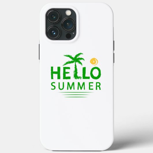 Hallo Sommer Case-Mate iPhone Hülle (Rückseite)