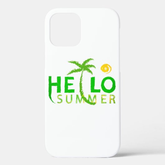 Hallo Sommer Case-Mate iPhone Hülle (Rückseite)