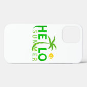 Hallo Sommer Case-Mate iPhone Hülle (Rückseite (Horizontal))