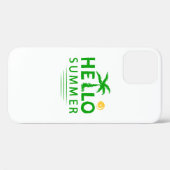 Hallo Sommer Case-Mate iPhone Hülle (Rückseite (Horizontal))
