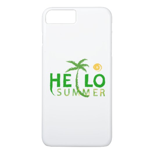Hallo Sommer Case-Mate iPhone Hülle (Rückseite)