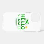 Hallo Sommer Case-Mate iPhone Hülle (Rückseite (Horizontal))