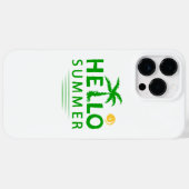 Hallo Sommer Case-Mate iPhone Hülle (Rückseite (Horizontal))