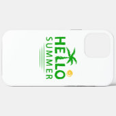 Hallo Sommer Case-Mate iPhone Hülle (Rückseite (Horizontal))