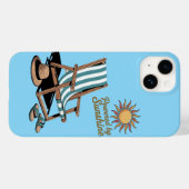 Hallo Sommer Case-Mate iPhone Hülle (Rückseite (Horizontal))