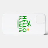 Hallo Sommer Case-Mate iPhone Hülle (Rückseite (Horizontal))