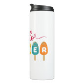 Hallo Sommer | Colorful Popsice Creme Thermosbecher (Nach rechts gedreht)