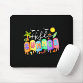 Hallo Sommer Coole Bunte Eisgrafik Sommer Mousepad (Mit Mouse)
