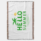 Hallo Sommer Decke (Vorderseite Vertikal)