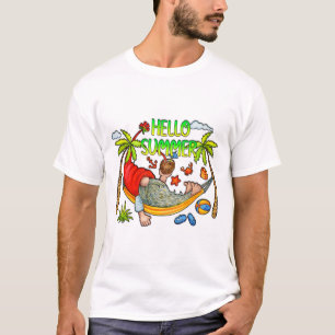 Hallo Sommer der Männer T-Shirt