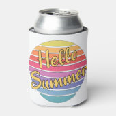 Hallo Sommer Dosenkühler (Kanne Vorderseite)