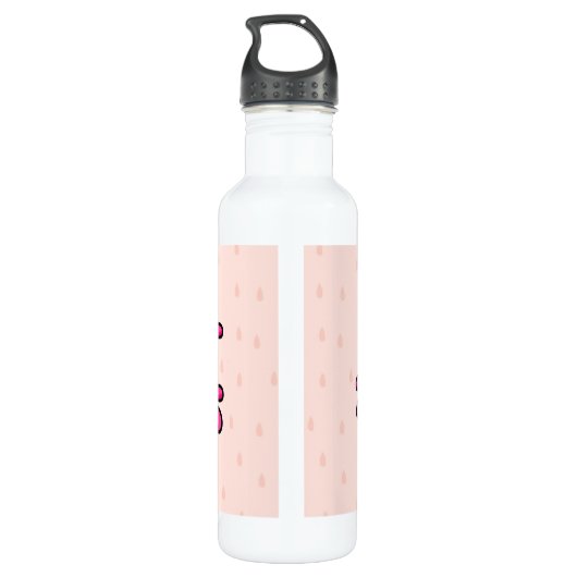 Hallo Sommer Edelstahlflasche (Rückseite)