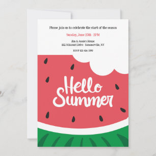 Hallo Sommer Einladung