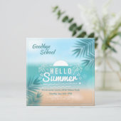Hallo Sommer Einladung (Stehend Vorderseite)