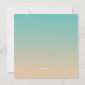 Hallo Sommer Einladung (Rückseite)