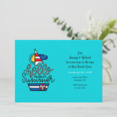 Hallo Sommer Einladung (Stehend Vorderseite)