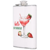 Hallo Sommer | Erdbeer-Cocktail-Flasche Flachmann (Links)