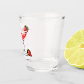 Hallo Sommer | Erdbeer-Cocktail-Schottglas Schnapsglas (Rechts)