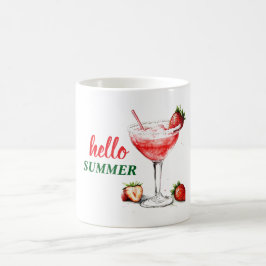 Hallo Sommer | Erdbeer-Cocktail-Tasse Kaffeetasse
