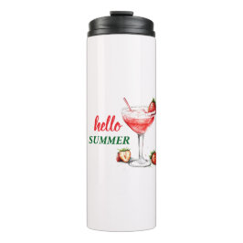 Hallo Sommer | Erdbeer-Cocktail-Thermal-Tumbler Thermosbecher