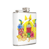Hallo Sommer | Erfrischende tropische Fruchtsmooth Flachmann (Rechts)
