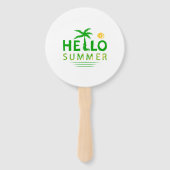 Hallo Sommer Fächer (Rückseite)