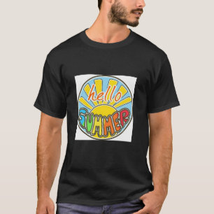 Hallo Sommer Farbige Sommer-Vibes Gestaltung T-Shirt