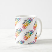 Hallo Sommer Faux-Yarn-Design Kaffeetasse (VorderseiteRechts)