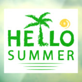 Hallo Sommer Fensteraufkleber (Blatt 3)