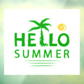 Hallo Sommer Fensteraufkleber (Blatt 3)