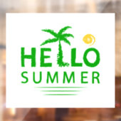 Hallo Sommer Fensteraufkleber (Blatt 2)