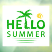 Hallo Sommer Fensteraufkleber (Blatt 3)